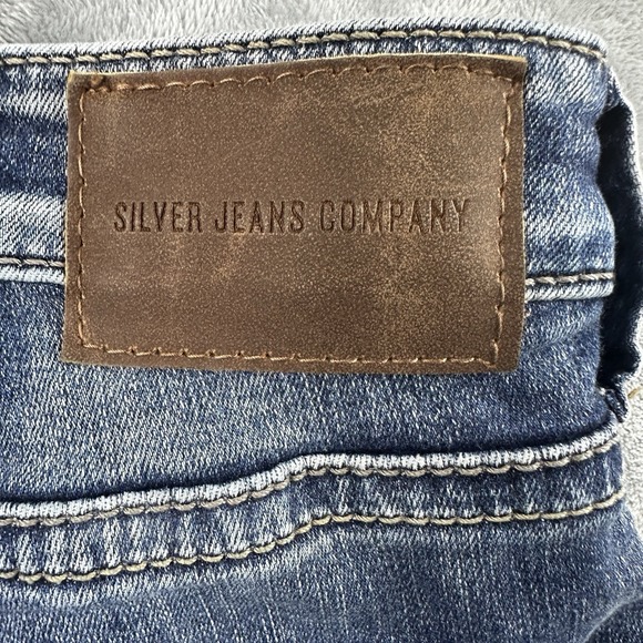 Silver Jeans Co Eddie Mens 40x30 Blue Athletic Fit Tapered - Picture 7 of 12